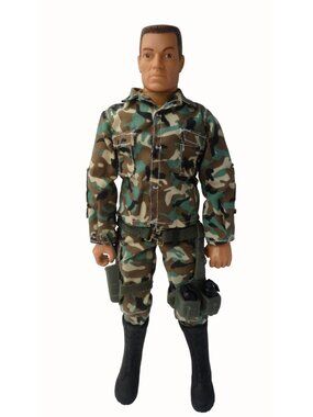 GI Joe 1996 Classic Collection Soldier Action Figure Camo Fatigues Pawtucket RI